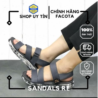FACOTA | Giày Dép Sandal Nam, Nữ Xám Lính Đi Học, Đi Chơi HA15