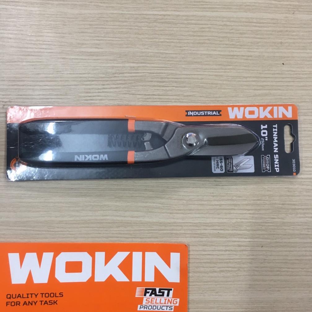 Kéo cắt tôn kiểu mỹ Tinman 250mm  Wokin 303010 - Hàng chính hãng