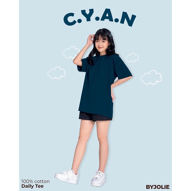 Áo phông trơn unisex "DAILY TEE" chất cotton thoáng mát mềm mịn | BigBuy360 - bigbuy360.vn