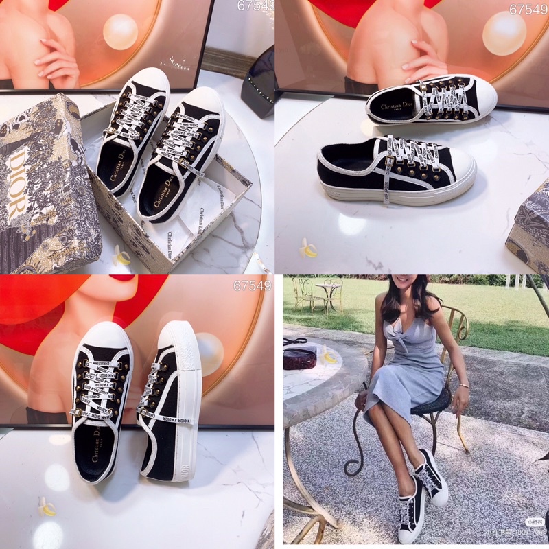 giày thể thao dior dây chữ fullbox