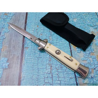 Dao Phượt Cán Gỗ Trắng 23cm Cao Cấp