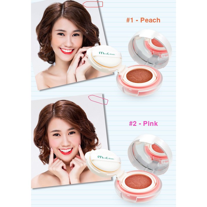 PHẤN MÁ HỒNG ƯỚT MIRA CULOUS SỐ 1 - PEACH