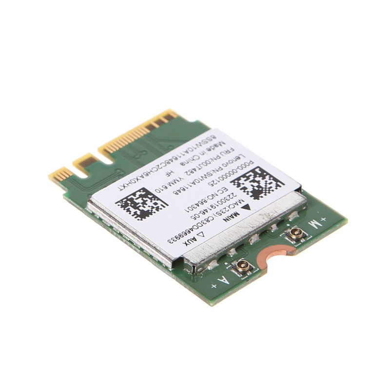 Card không dây 2.4 + 5 Ghz 433m Bluetooth V4.0 Ngff M.2 Cho Rtl8821Ae tiện dụng