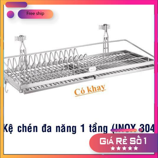 kệ úp chén bát treo inox304 cao cấp, chính được độ cao, có khay hứng nước,hàng cao cấp inox đúc đặc