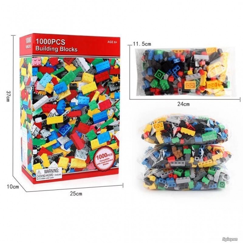 Đồ chơi xếp hình Lego 1000 chi tiết. Giúp bé phát triển trí tuệ, sự khéo léo!
