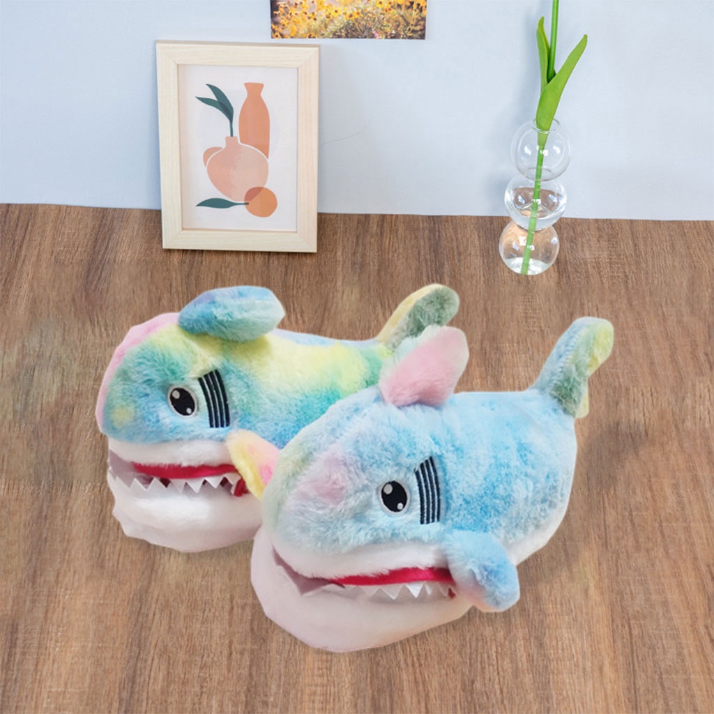 Dép bông đi trong nhà hình cá mập vui nhộn