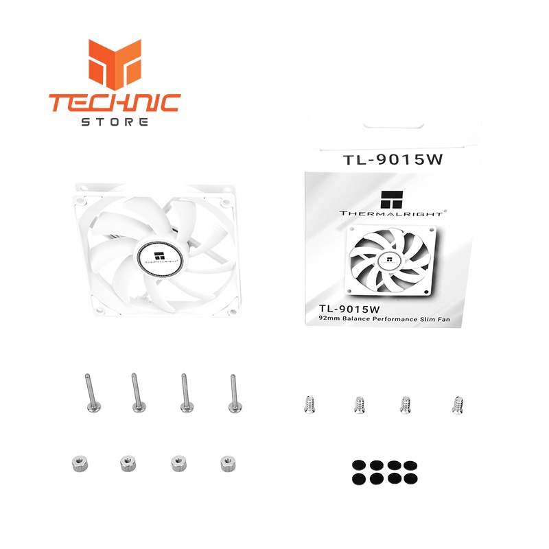 Quạt tản nhiệt ThermalRight TL-9015W White Edition