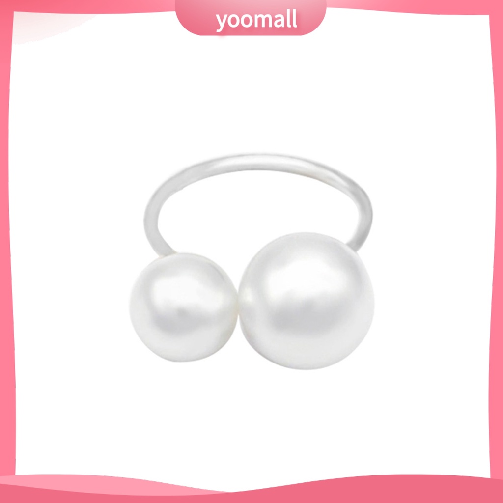 Nhẫn Hở Đính Ngọc Trai Giả Bằng Hợp Kim Thời Trang Cho Nữ