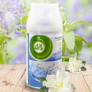 Bình xịt tinh dầu thiên nhiên Air Wick Cool Linen and White Lilac 250ml QT016834 - hoa tử đinh hương