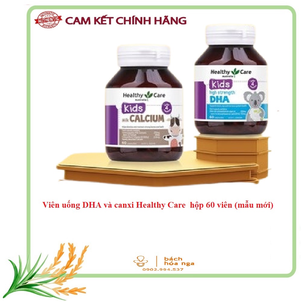 [Úc]Viên uống Canxi Healthy Care 60 viên (khử mùi tanh)