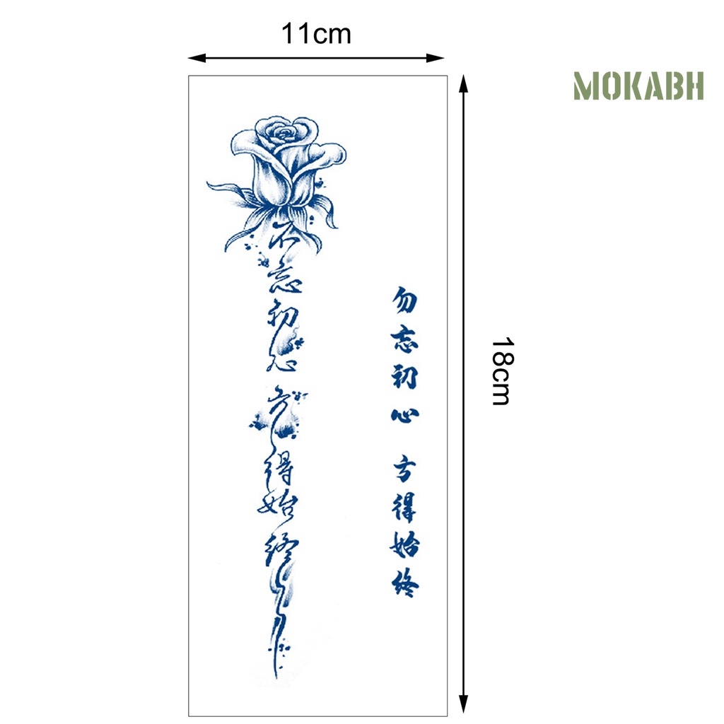 Hình Xăm Tạm Thời Thảo Dược Trong Suốt Tiện Dụng Cho Người Lớn