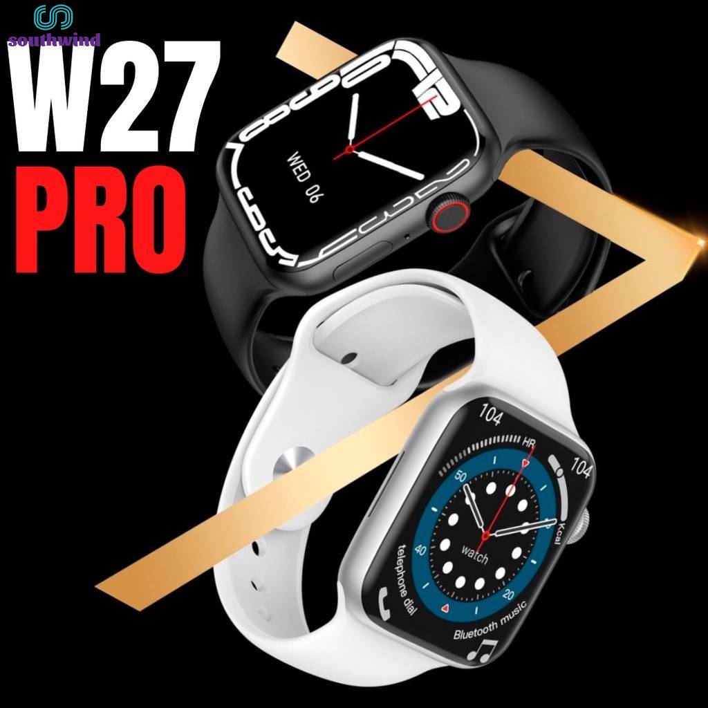 W27 Pro Bluetooth Thông Minh Đồng Hồ Chống Thấm Nước Tập Thể Dục Tracker Cảm Ứng Đầy Đủ Màn Hình Trái Tim Tỷ Lệ Màn Hình Đồng Hồ Thể Thao. create3c