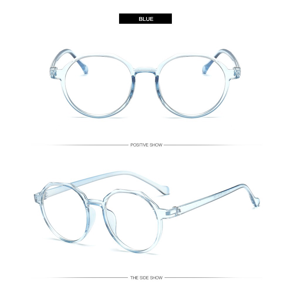 Khung mắt kính hình tròn thời trang nam nữ