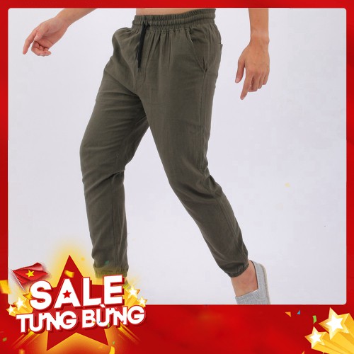 Quần Jogger Nam Vải Đũi ROUGH 5 Màu, Mềm, Mát Trẻ Trung Năng Động - Hàng nhập khẩu