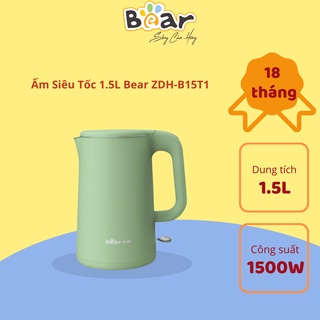 Ấm Siêu Tốc 1.5L Bear ZDH-B15T1 Bản Nội Địa Trung - Hàng Chính Hãng