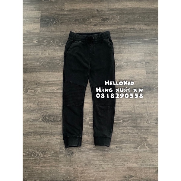 Quần nỉ da cá Jogger giả jean cho bé