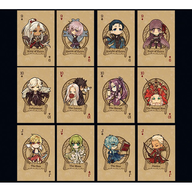 Bộ bài tây Tarot Fate/Journey / FGO / Fate Grand Order  Tsuper