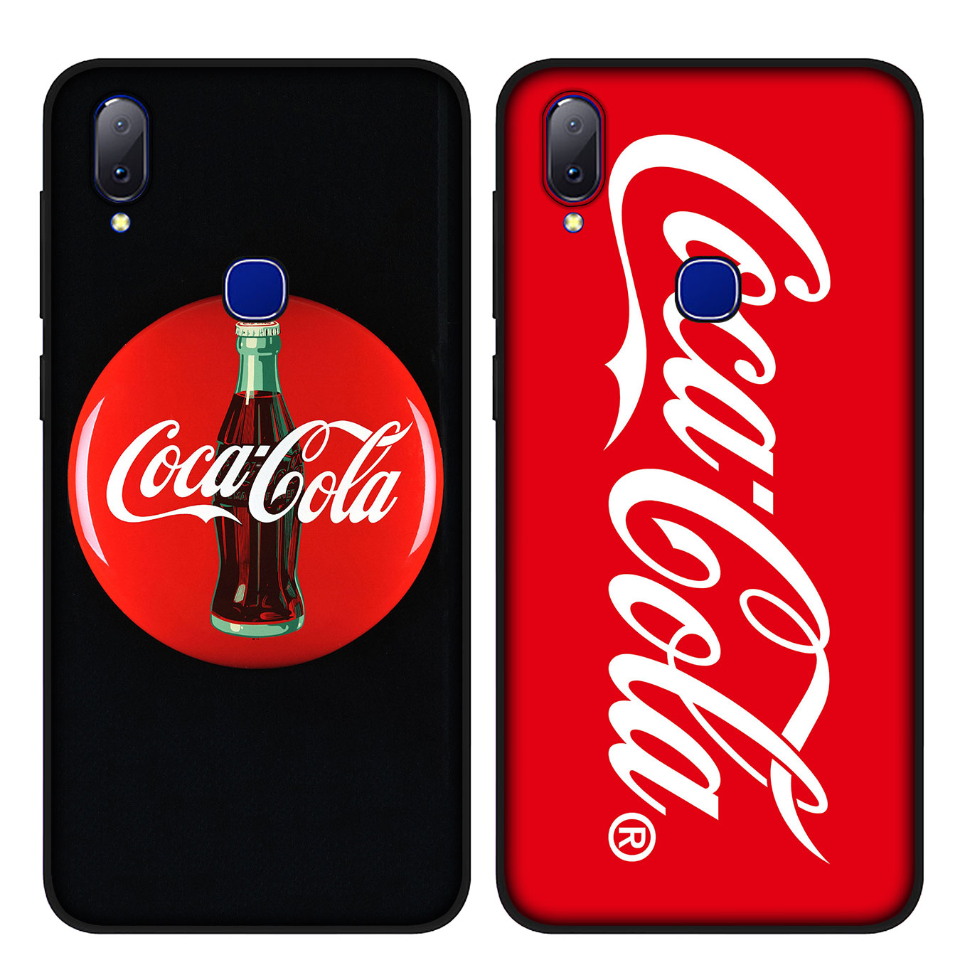 Mềm Ốp Điện Thoại Silicon Dẻo Họa Tiết Logo Coca Cola Cho Samsung Galaxy S9 S8 Plus + S7 Edge J8 2018 A70 B100