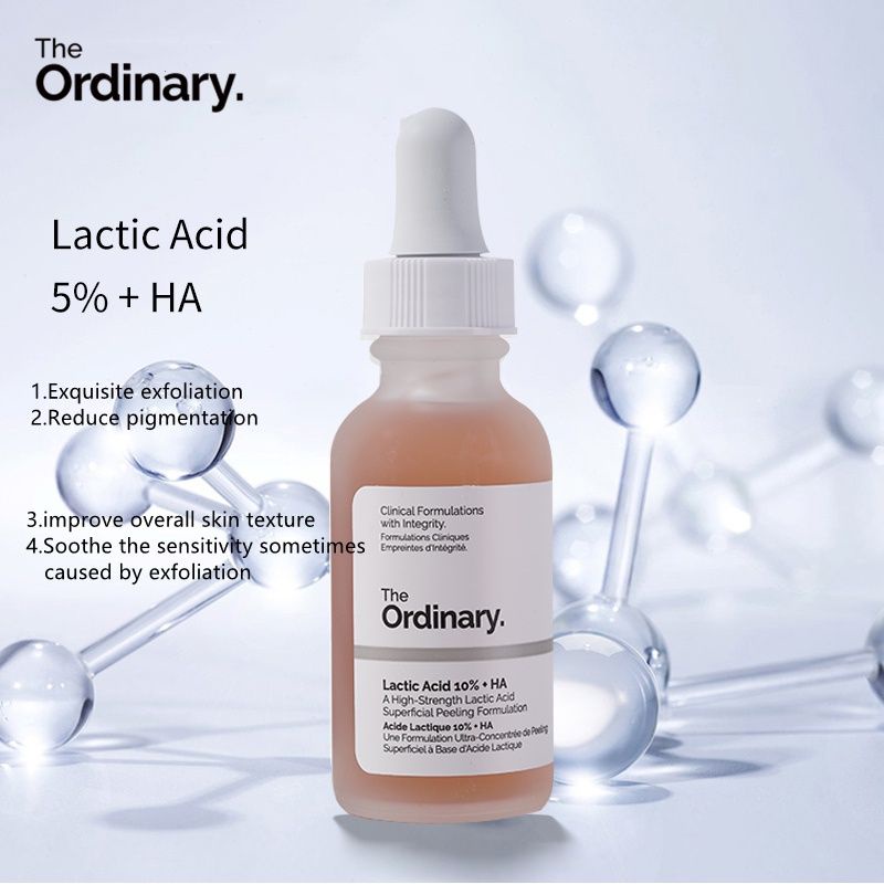 Tinh chất dưỡng The Ordinary Lactic Acid 5% + HA Serum 30ml
