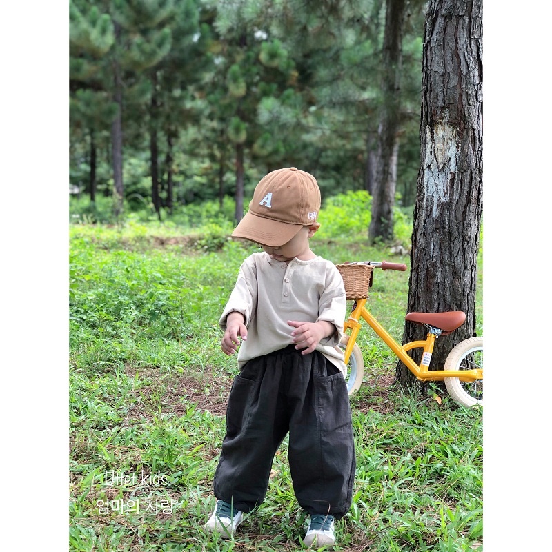 MŨ LƯỠI TRAI CHỮ A CHU VI ĐẦU 50 CM DÀNH CHO BÉ HƠN 2 TUỔI ĐẾN 5 TUỔI