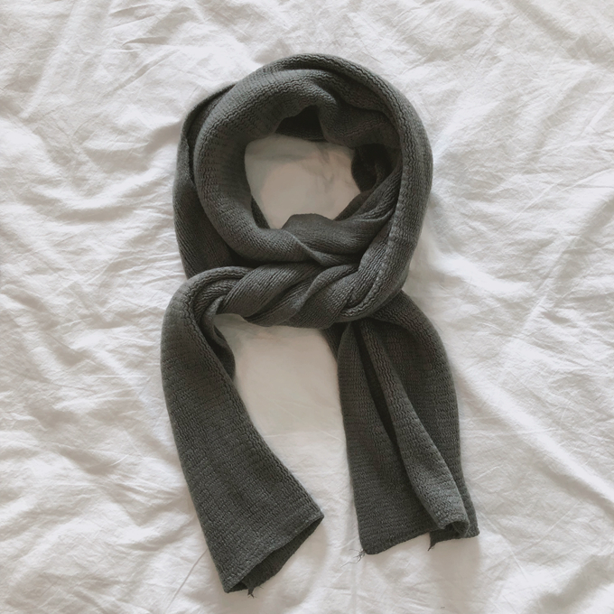 Khăn Choàng Cổ IFNICEFUTURE Màu Trơn Phong Cách Hàn Quốc Thời Trang Nam Nữ