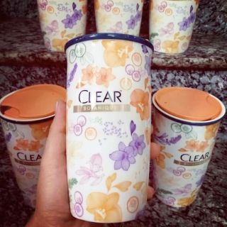 Ly sứ Clear có nắp đậy