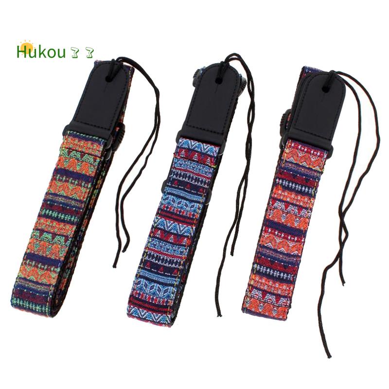 Dây đeo đàn Ukulele bằng da cotton có thể điều chỉnh kích thước 75-130Cm