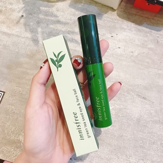 CÂY LĂN DƯỠNG DA VÙNG MẮT VÀ DA MẶT INNISFREE GREEN TEA SEED EYE & FACE BALL