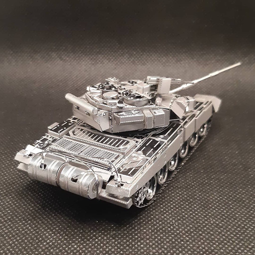 Đồ Chơi Lắp Ráp Mô Hình 3D Bằng Kim Loại Piececool Xe Tăng T-90A Của Nga
