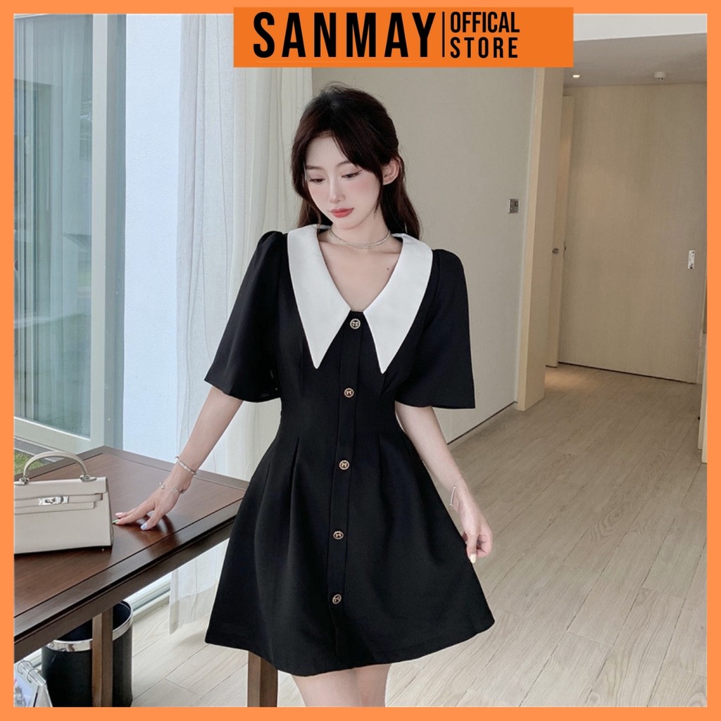 Váy Đi Đám Cưới SANJOLI Đầm Thun Nữ Ôm Body Cao Cấp Sang Trọng Hàn Quốc đi chơi tiệc, công sở thiết kế đẹp VD040