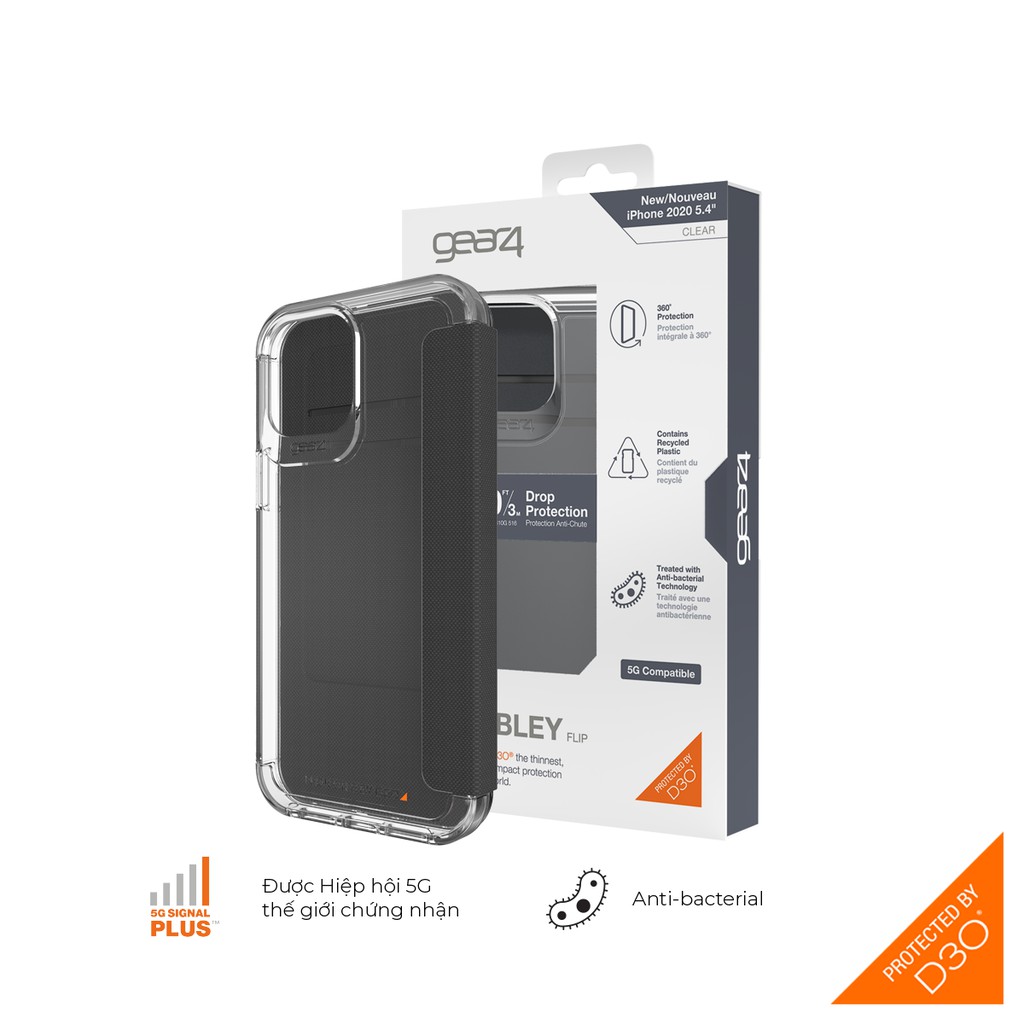 Ốp lưng chống sốc GEAR4 D3O Wembley Flip - iPhone 12 series