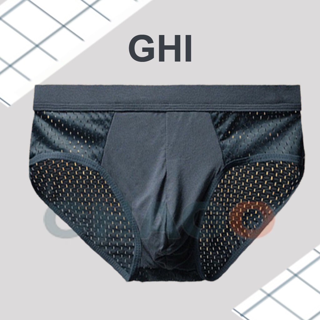 Quần sịp nam thông hơi hàng loại 1 xuất Nhật, quần lót nam lưới đẹp có size to CHAGO SIP008