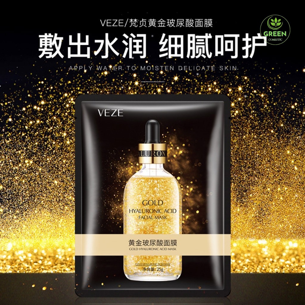 Mặt Nạ Vàng 24K Dưỡng Trắng Gold – Mặt Nạ Cấp Ẩm Làm Min Tái Tạo Làn Da Giúp Da Căng Bóng Mask Nội Địa Trung Cao Cấp Gre