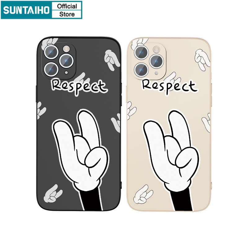 Ốp lưng iphone Ốp điện thoại SUNTAIHO silicon mềm hoạt hình cho iPhone 12 Pro Max 11 Pro Max 6 6s 7 8 Plus X XS Max XR