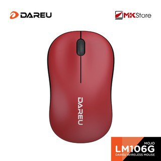 Chuột không dây Dareu LM106G Black/ Red /Blue / Pink - Chính hãng Mai Hoàng Bảo hành 24 tháng