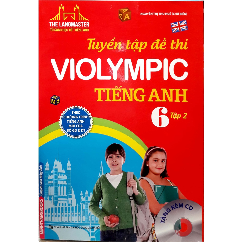 Sách - The Langmaster - Tuyển tập đề thi VIOLYMPIC tiếng Anh lớp 6-tập 2