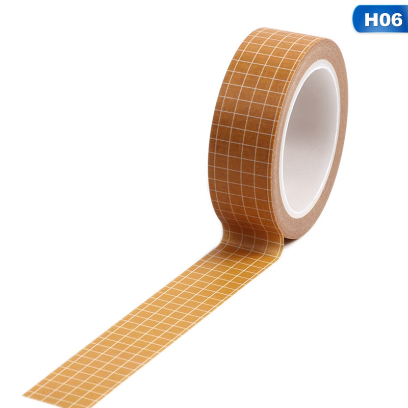 Cuộn băng dính Washi màu cầu vồng dùng trang trí
