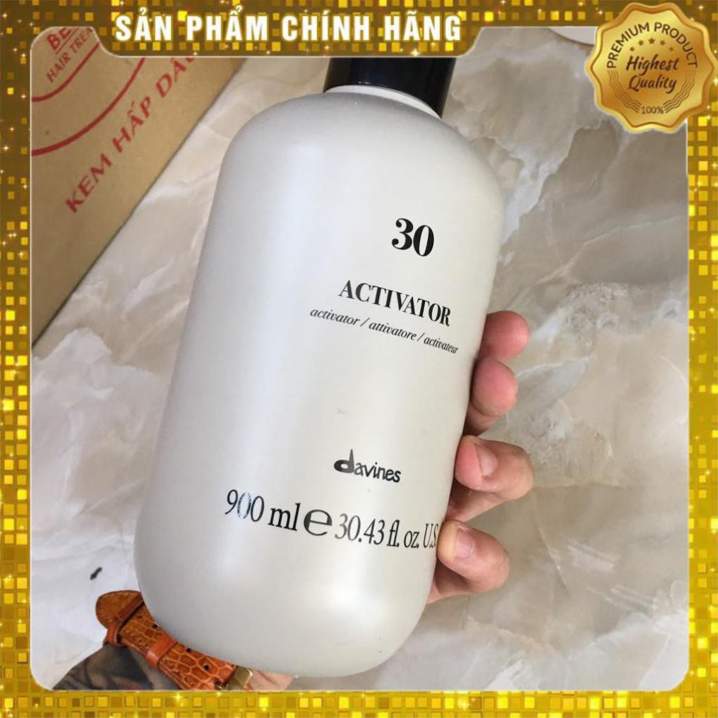 Trợ nhuộm tóc Oxi (davines) 3%6%9%12% dung tích 900ml (dùng để pha với màu nhuộm) HÀNG CHÍNH hãng