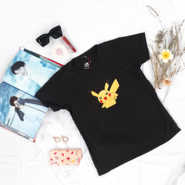 Áo Phông Unisex Pikachu Xinh Xắn Hàng Mới Xu Hướng Hè 2020 | BigBuy360 - bigbuy360.vn