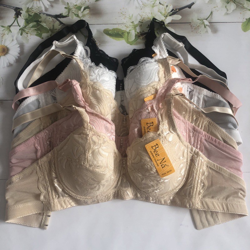 Áo Lót Big Size Không Mút Có Gọng Cup D Thái Lan Beena 2045 Size 36 Đến Size 42