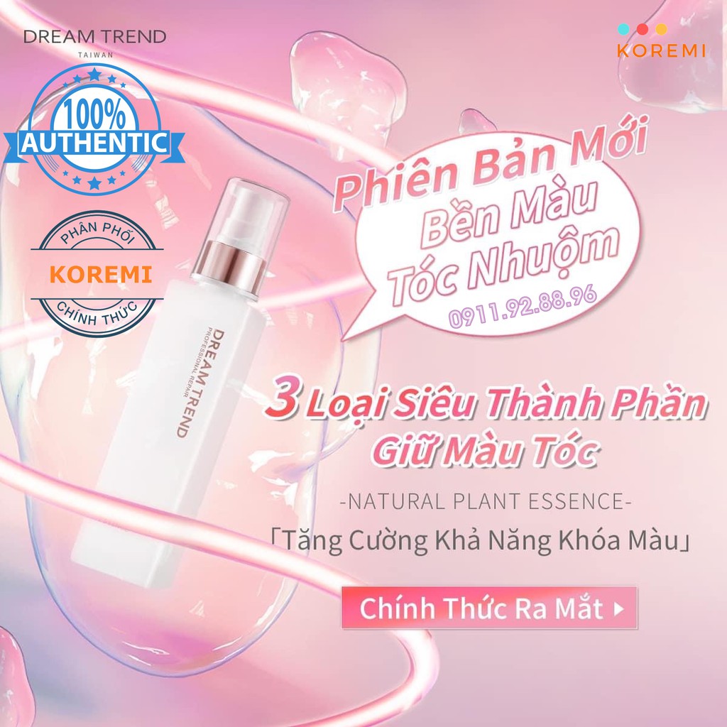 [MAYSAHA30 giảm 30k] Combo Essence Dưỡng Tóc AHA Dream Trend Tóc Nhuộm, Mềm Mượt Quyến Rũ. KOREMI Phân Phối