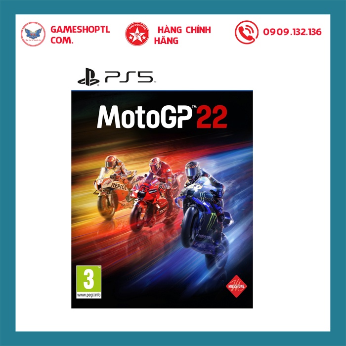 ĐĨA GAME MOTOGP 22 CHO MÁY PLAYSTATION 5