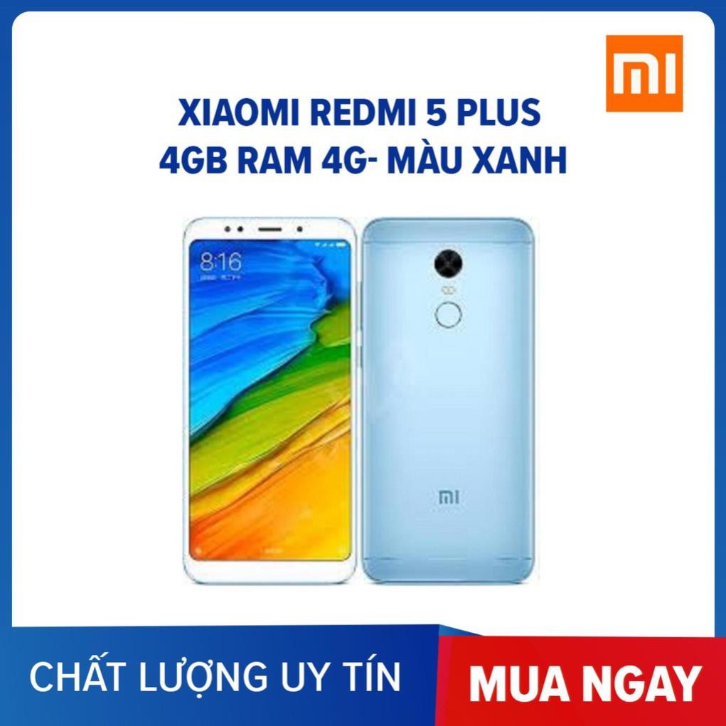 điện thoại Xiaomi Redmi 5 Plus 2sim ram 4G/64G mới zin Chính hãng, Có tiếng Việt