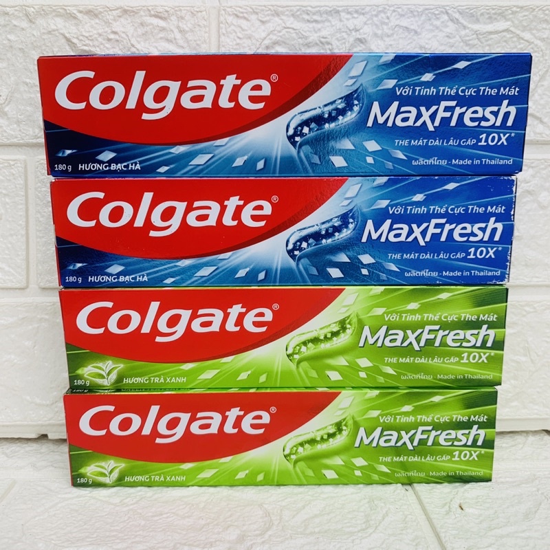 Kem Đánh Răng Colgate Max Fresh 180G Hương Bạc Hà/trà xanh