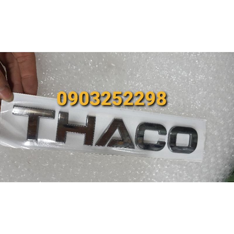 bộ tem chữ xe thaco frontier xe gắn cho k165,k140,k3000, kia 1t4, k2700... chất lượng cao