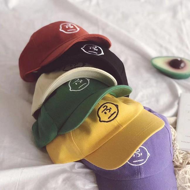 Mũ lưỡi trai thêu hình dễ thương cho bé