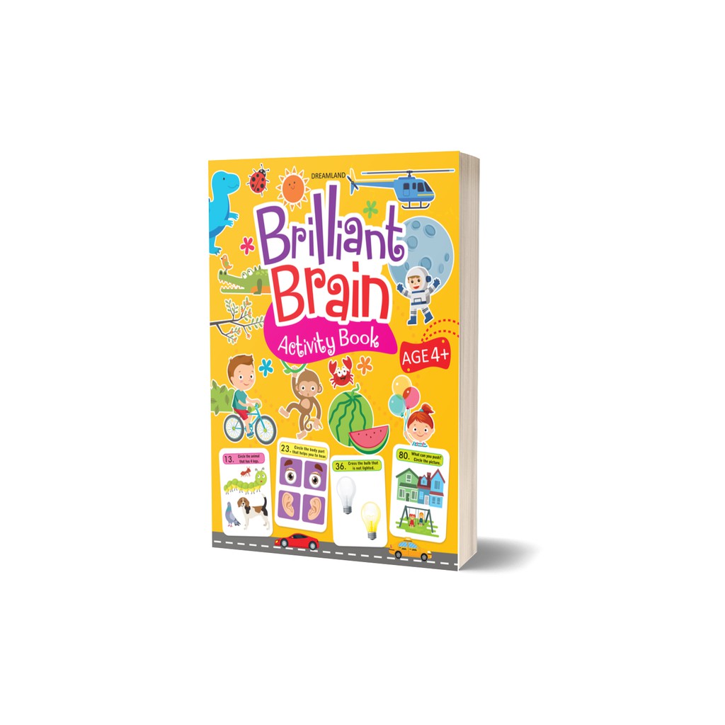 Sách - BRILLIANT BRAIN ACTIVITY BOOK (AGE-4+) | BigBuy360 - bigbuy360.vn