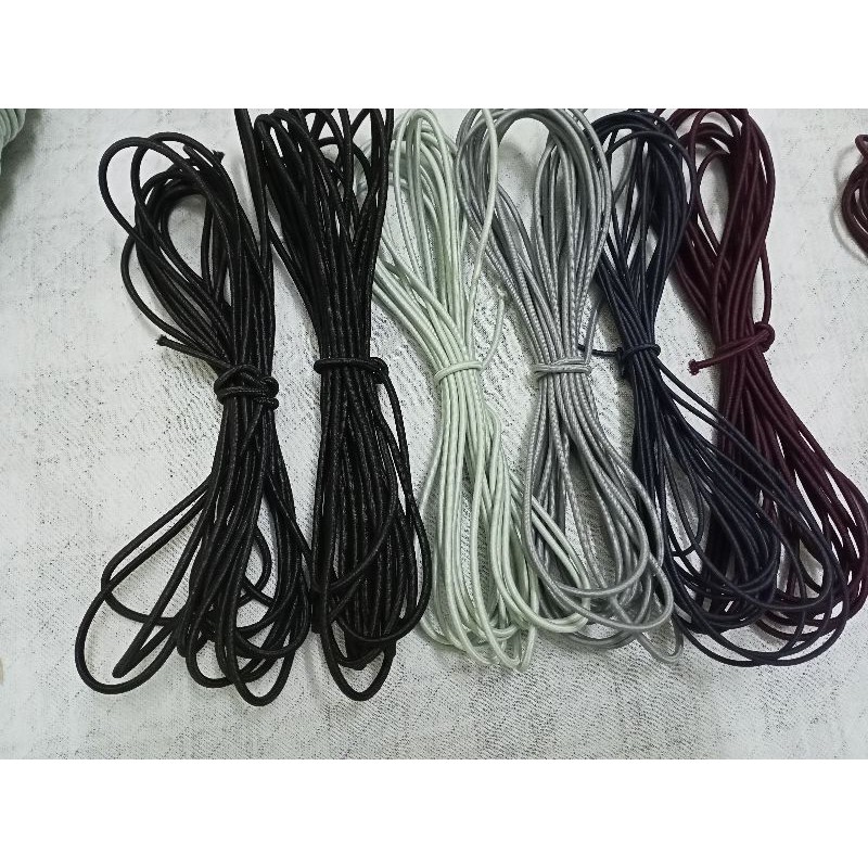 dây thun làm dây cột tóc 3mm,2mm( bó5m/7k)