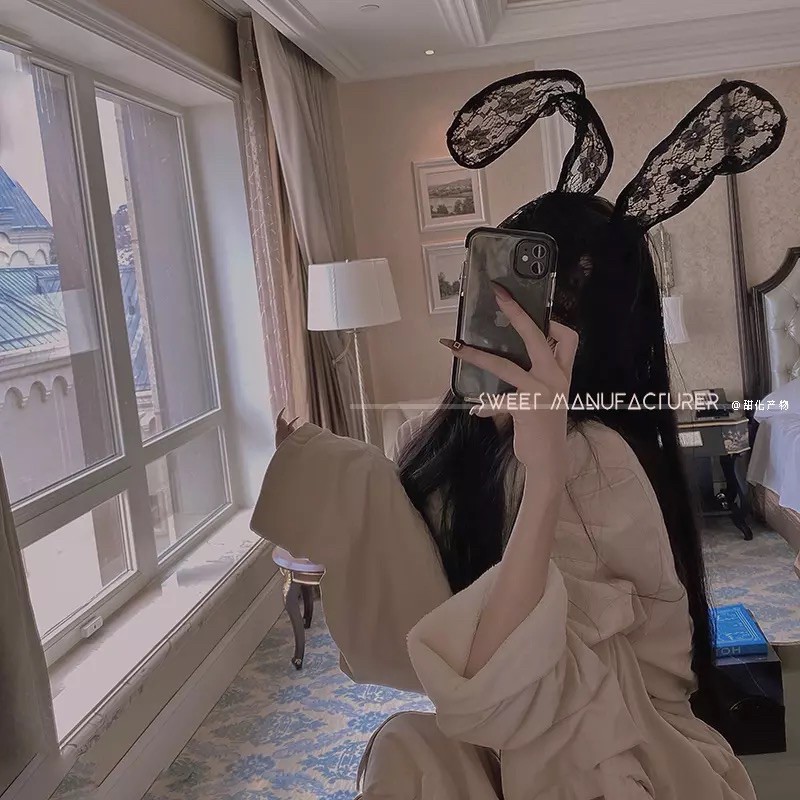 Bờm ren mắt tai thỏ G06