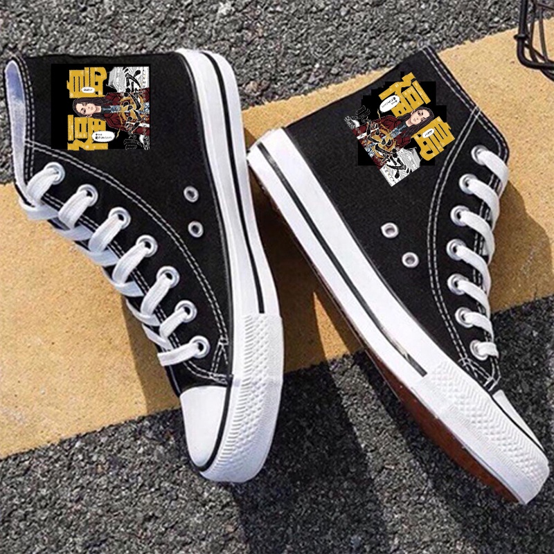 Giày thể thao cổ cao in hình nhân vật TOKYO REVENGERS size nam nữ 35 - 44 thời trang anime chibi